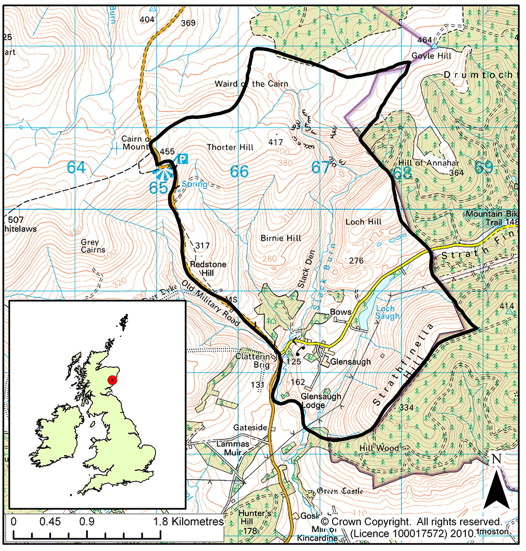 Site boundary and location map