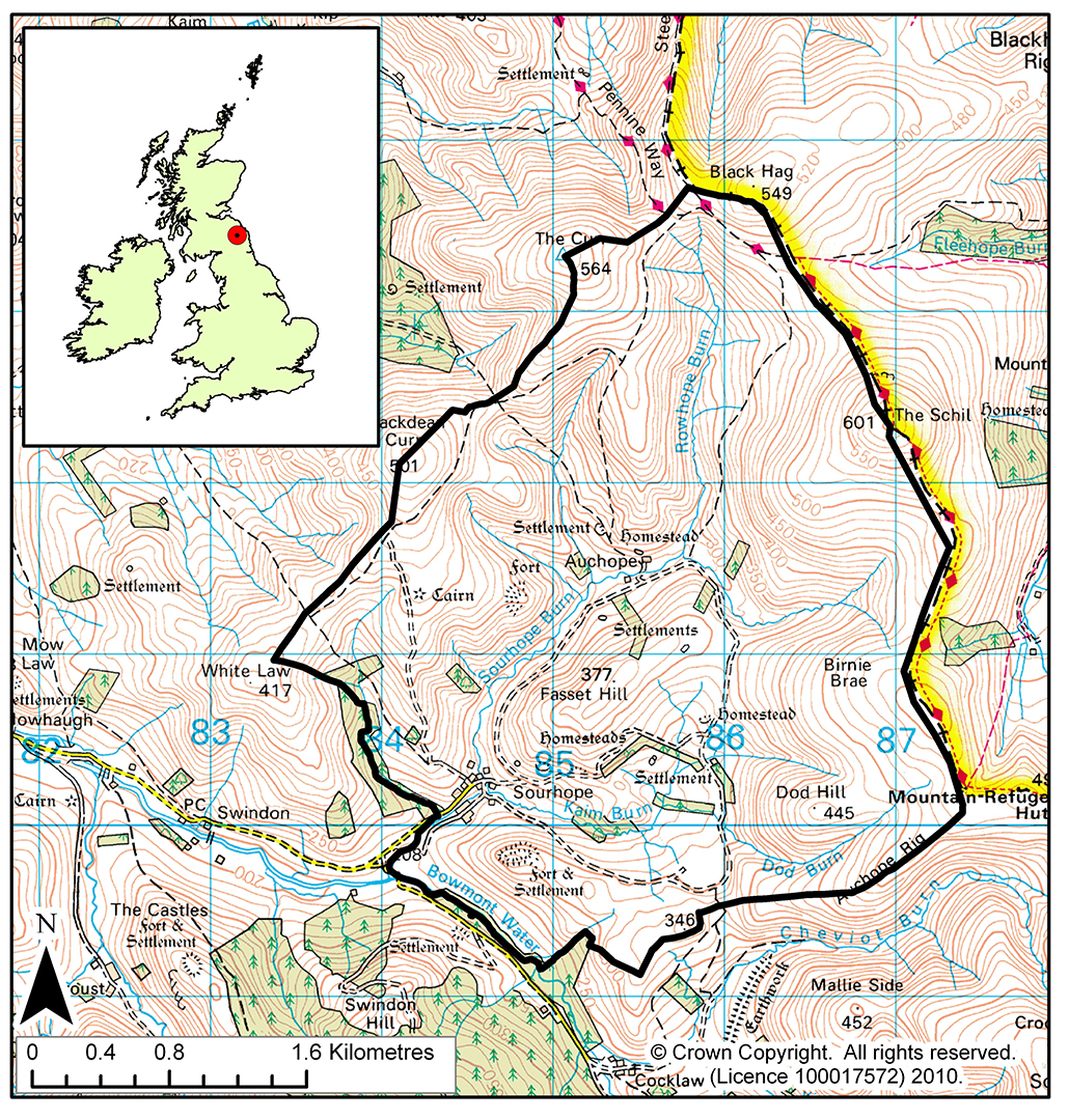 Site boundary and location map