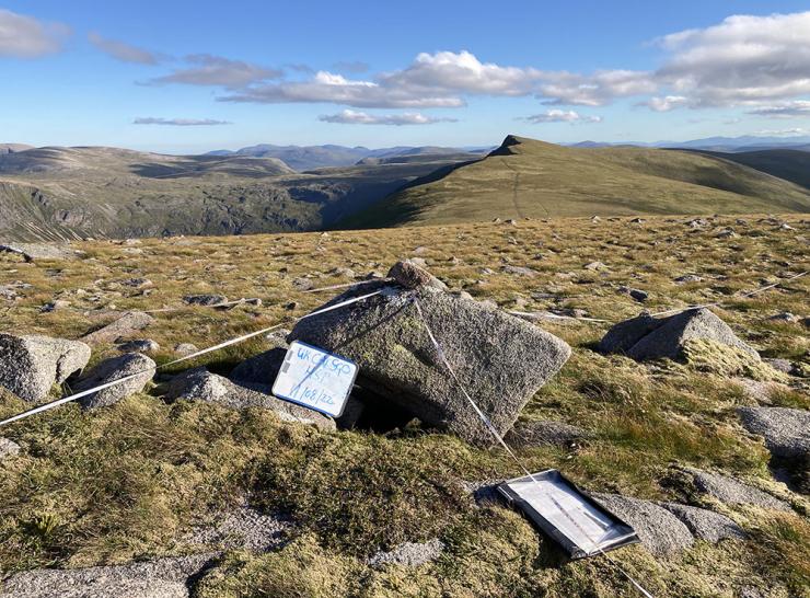 Vegetation surveying in the Cairngorms
